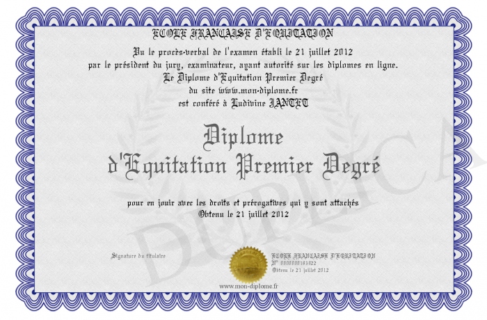 diplome 1er degre comptabilite